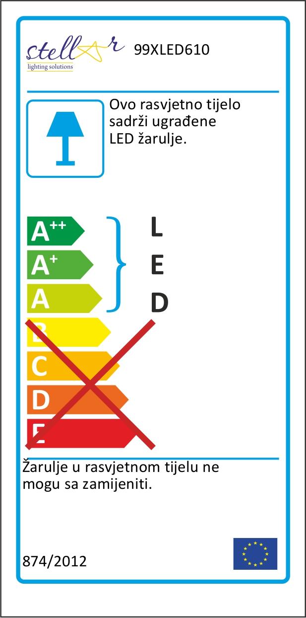 STELLAR LED PANEL OKRUGLI UGRADNI 6W 2700K