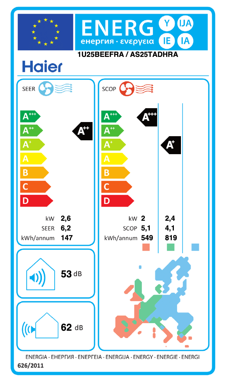 Haier Tundra Green Wi-Fi 2,6/2,9 kW