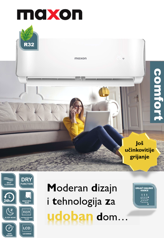 Maxon Comfort Wi-Fi 2,6/2,8 Kw