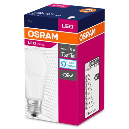 LED ŽARULJA OSRAM E27 13W 4000K A60 230V 1521lm