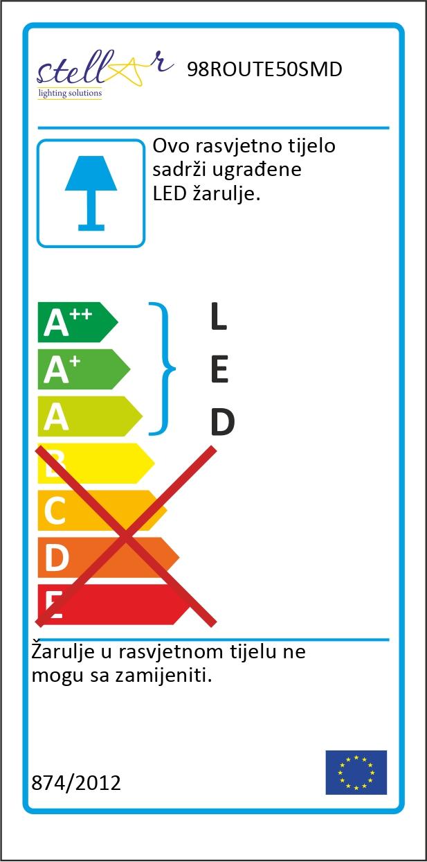 LED CESTOVNA SVJETILJKA ROUTE SMD 50W 5500K IP65 STELLAR