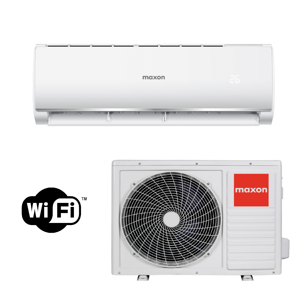 Maxon Fresh Wi-Fi klima uređaj 3,5/3,8 Kw / Mogućnost ugradnje na upit