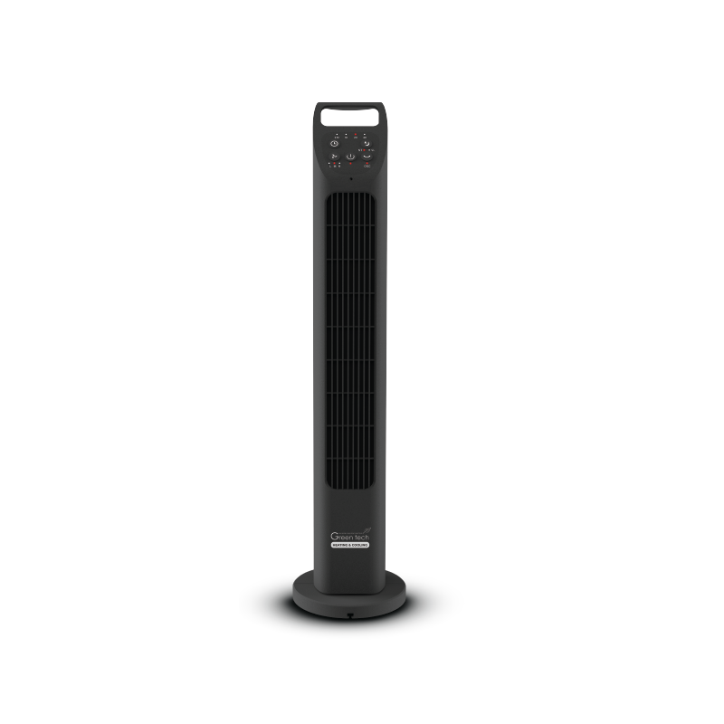Samostojeći ventilator Green Tech 50W, 31&quot;, timer, crna boja