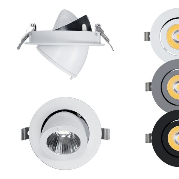 SKY STROPNI REFLEKTOR 20W CRNI