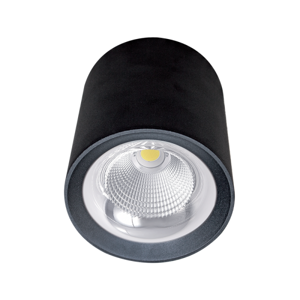 FLCOM LED NADGRADNA SVJETILJKA 40W 230V 4000K IP44 CRNA