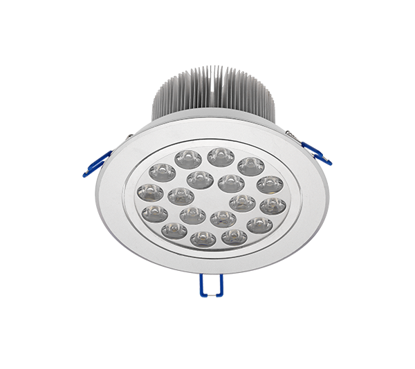 LED UGRADNA SVJETILJKA 18X1W  4000-4300K - SIVA
