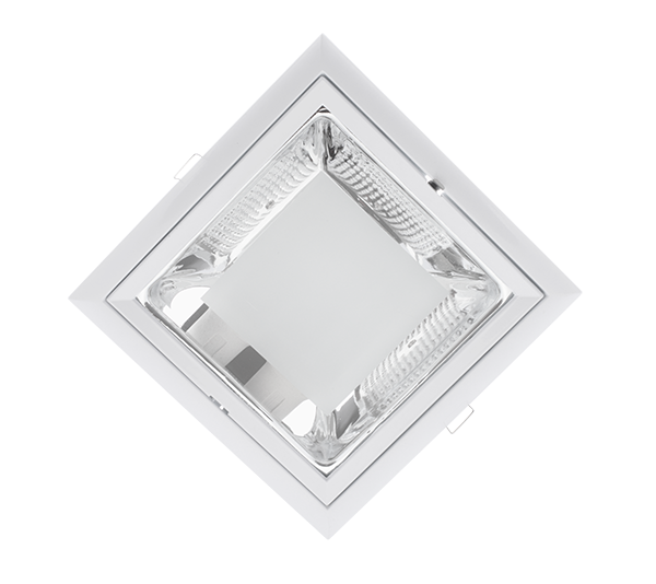 LED UGRADNA SVJETILJKA + 2X LED ŽARULJE 9W 4000K BIJELA