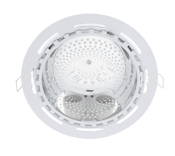 LED UGRADNA SVJETILJKA + 2X LED ŽARULJE 9W 4000K  BIJELA