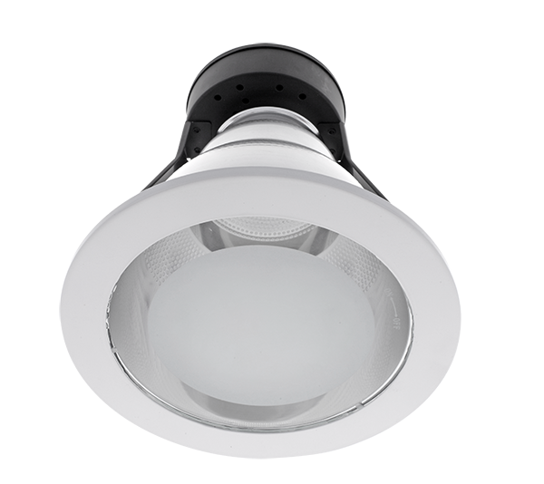 LED UGRADNA SVJETILJKA + 1X LED ŽARULJA 9W 2700K BIJELA