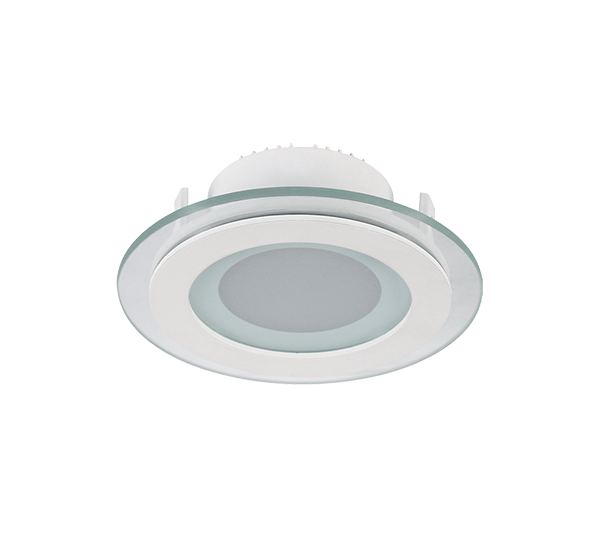 LED STAKLENI PANEL OKRUGLI 6W 2700K