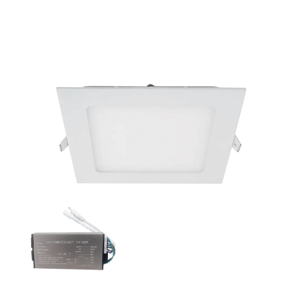LED PANEL KVADRATNI UGRADNI 18W 6400K SA PANIK MODULOM