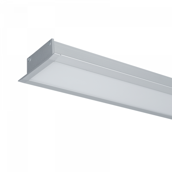 LED PROFILI UGRADNI S48 24W 4000K 1200MM SIVI