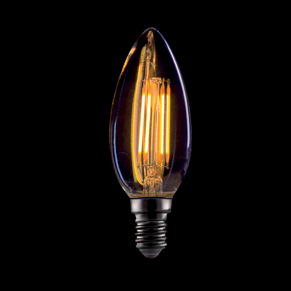 LED ŽARULJA VINTAGE C37 4W E14 2800-3200K DIMABILNA