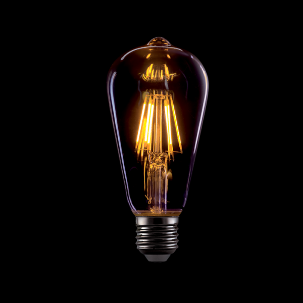 LED VINTAGE ŽARULJA DIMABILNA ST64-8W E27 2800-3200K