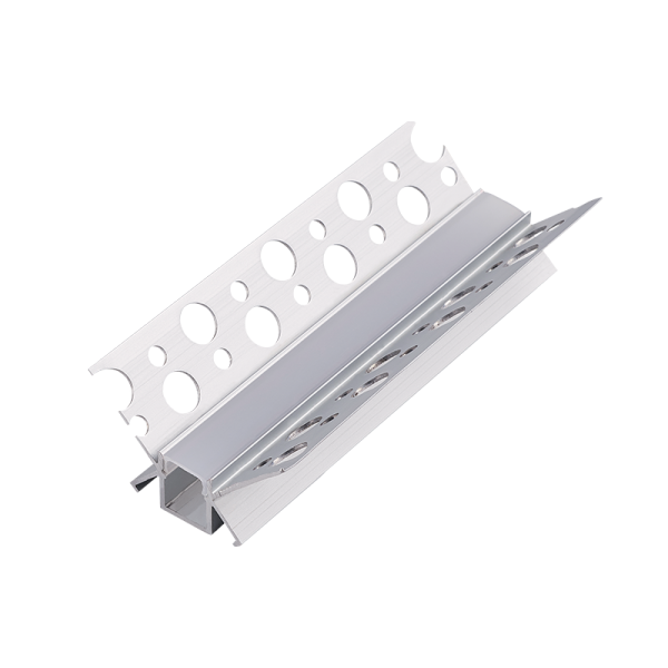 ALU PROFIL ZA LED TRAKU 2m. UGRADNI UNUTARNJI KUT ZA GIPS DP61