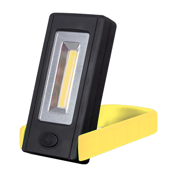 RADNA LED LAMPA SA ROTIRAJUĆOM OSNOVOM 3W COB ŽUTA