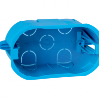 ČETVEROSTRUKA KONZOLNA KUTIJA ZA RIGIPS - PLAVA