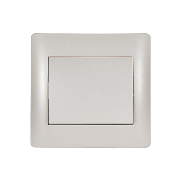 RHYME IZMJENIČNI PREKIDAČ BIJELI METALIK