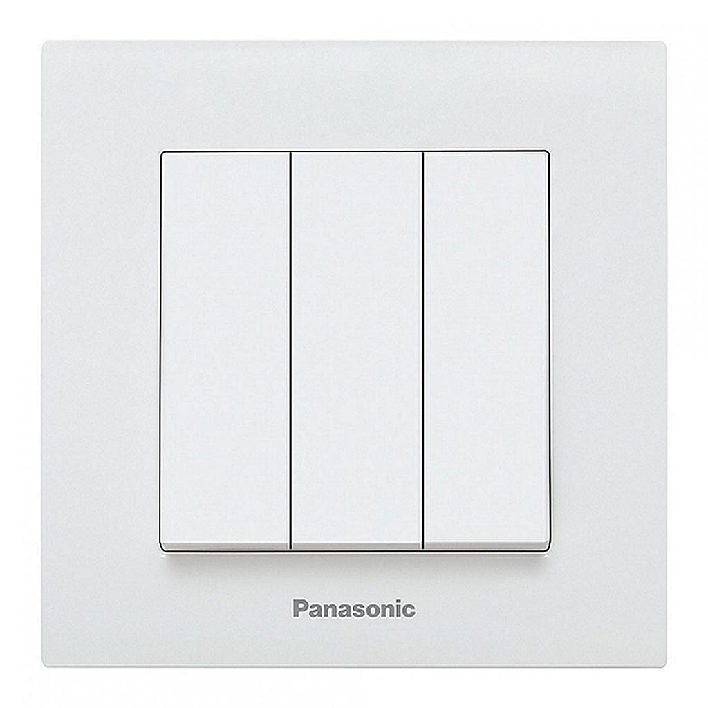 PREKIDAČ TROSTRUKI - BIJELI - KARRE PLUS - PANASONIC