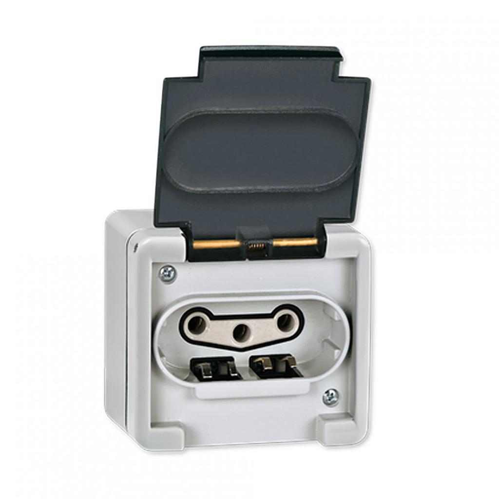 PRIKLJUČNICA TROFAZNA - OG - IP55 - 16A - 440V - PORCULAN METAL - ALING