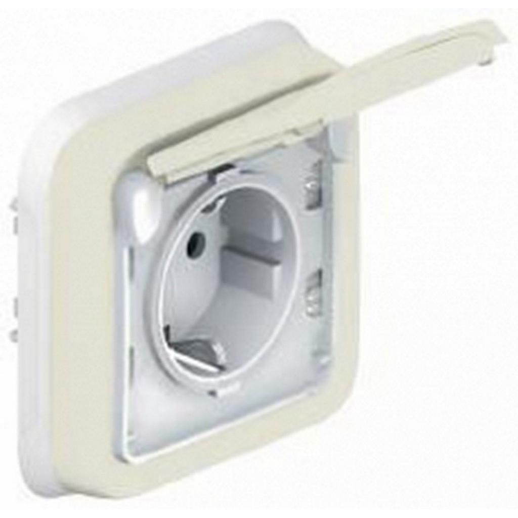 ADAPTER 2 MODULA - ZA MOSAIC MEHANIZME - SA POKLOPCEM - SIVI - IP55 - 069580 - PLEXO - LEGRAND