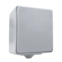 PREKIDAČ TIPKALO IP65 - SIVI