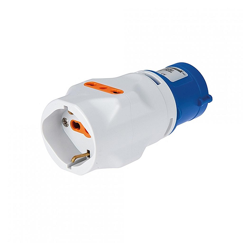ADAPTER INDUSTRIJSKI - M/ NA ŠUKO/Ž - 16A - 220V -EC690510 - ELETTROCANALI