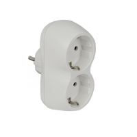 ADAPTER DVOSTRUKI BIJELI