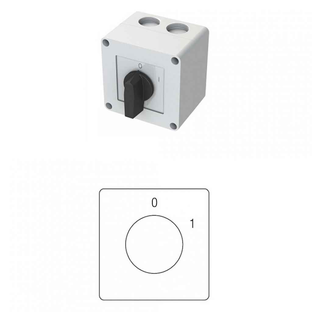 GREBENASTA SKLOPKA - 16A - 1P - 0-1 - GN12-90-P - LOVATO KONČAR