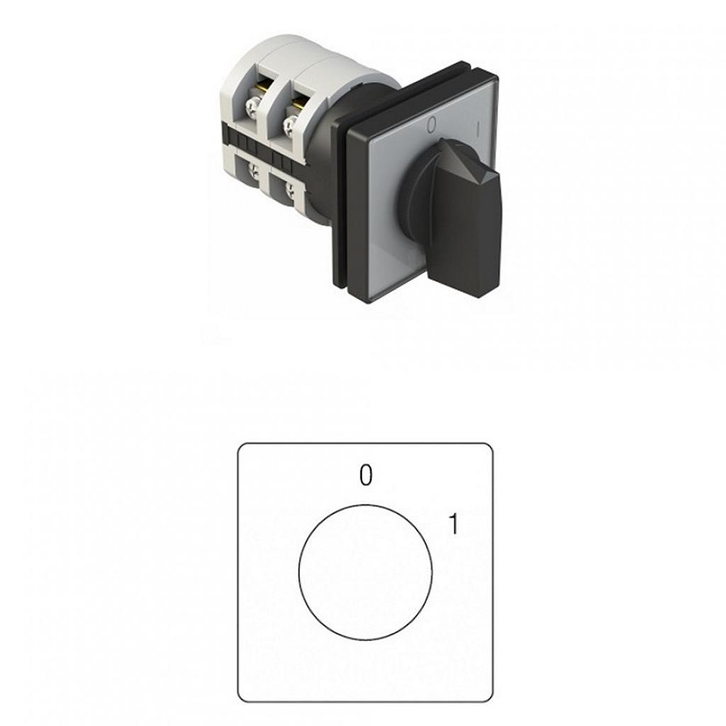 GREBENASTA SKLOPKA - 16A - 2P - 0-1 - GN12-91-U - LOVATO KONČAR