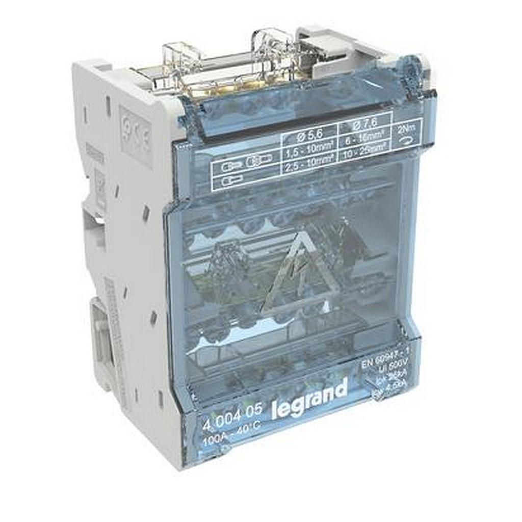 SABIRNICA  RAZV.MOD.BLOK 4P 100A 5X10+2X25MM2 (12) - LEGRAND