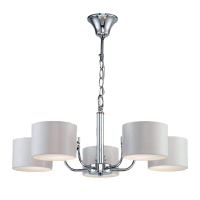 MELODY LUSTER 5XE27 BIJELA/KROM