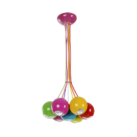 TINY LUSTER 7xGU10 RAZNOBOJNO