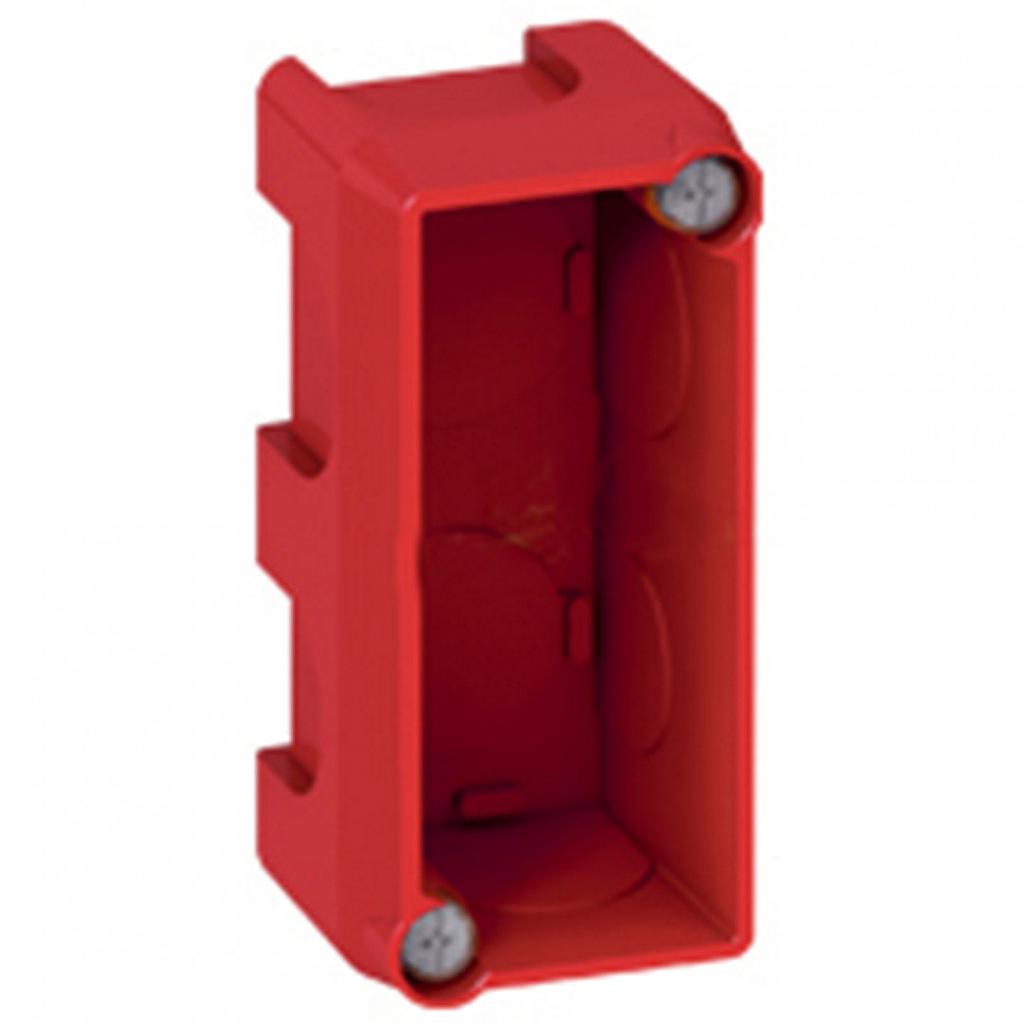 KUTIJA 1 MODUL - PODŽBUKNA - DUBINA 40MM - CRVENA
