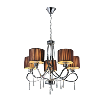 LUSTER LILLY 5XE27 IP20 KROM D650X590mm