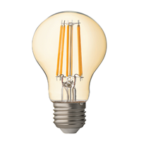 LED filament žarulja Green Tech 4W, 2300K, E27, AC220V, A60, amber, dimabilna