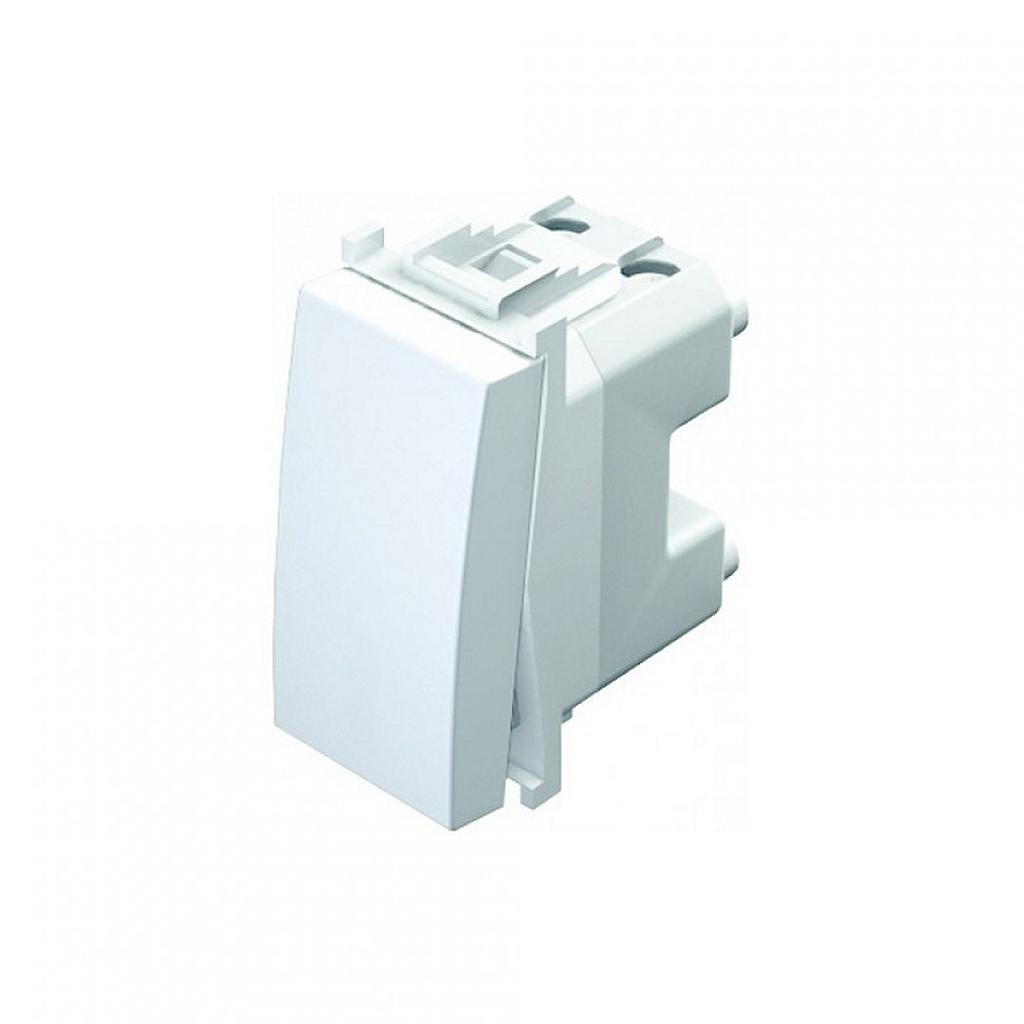 TEM ČATEŽ PREKIDAČ OBIČNI - 16A - 1 MODUL - BIJELI