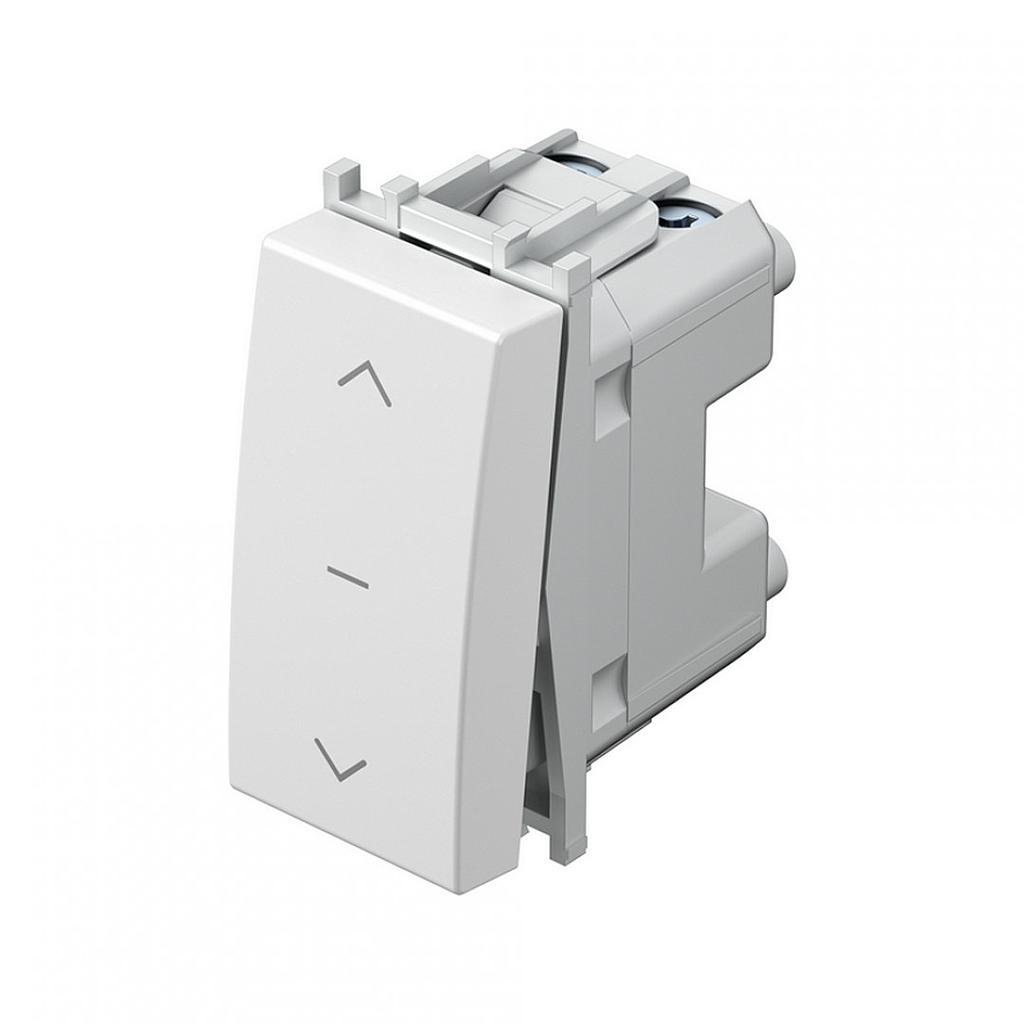 TEM ČATEŽ PREKIDAČ ZA ROLETE - 1P - 1 MODUL - BIJELI