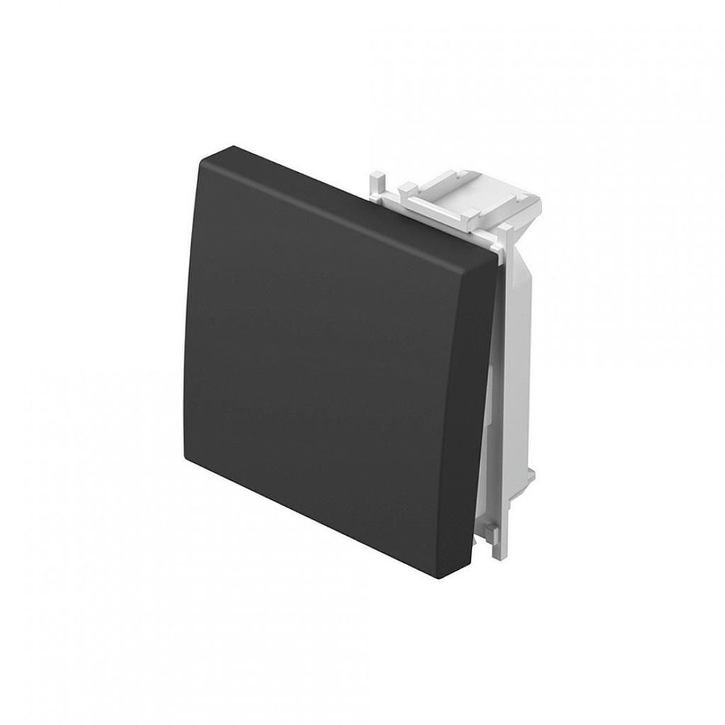 TIPKA POKROVNA - CRNA - 2 MODULA - TM12SB - MODUL - TEM