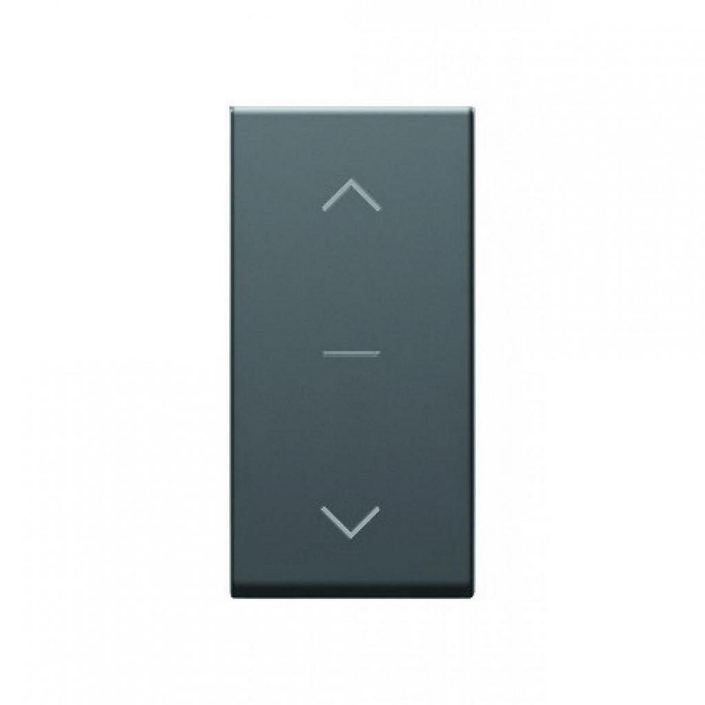 TIPKA POKROVNA - ZA ROLETE - CRNA - 1 MODUL - TM11SBNT10 - MODUL - TEM