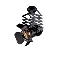 CINEMA PLAFONJERA 1XE27 CRNA