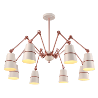 SPIDER LUSTER 8XE27 BIJELI