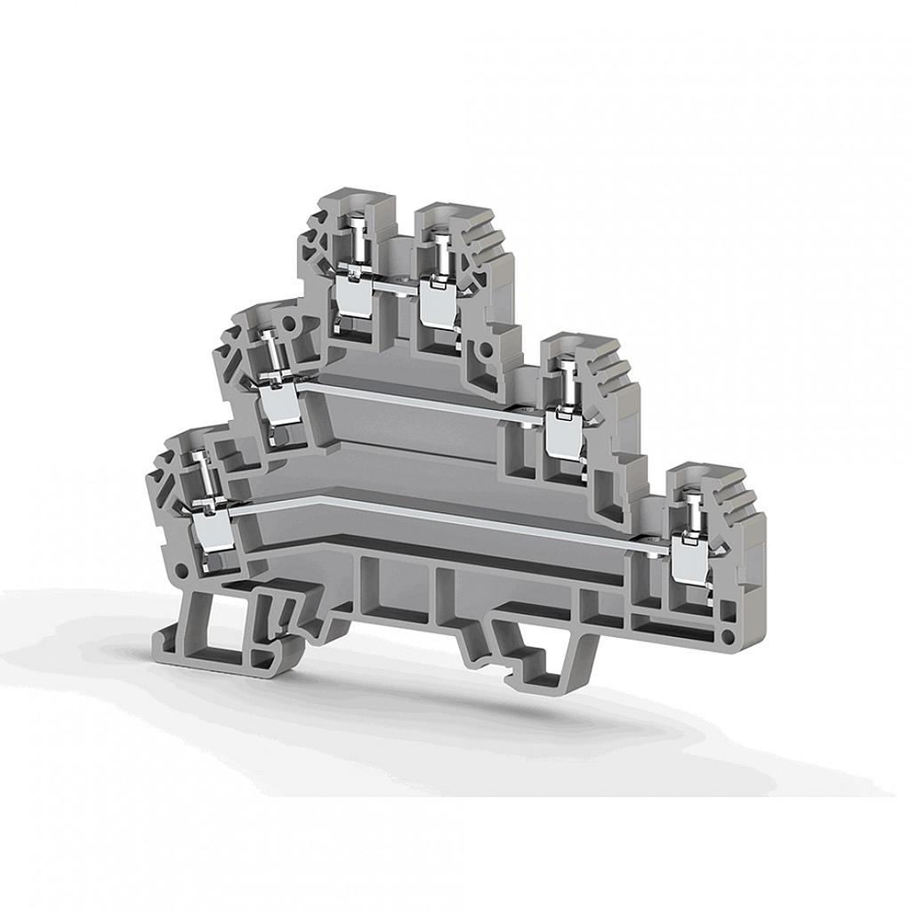 STEZALJKA 2.5MM2 REDNA PUK3 SIVA 3-KATNA KLEMSAN