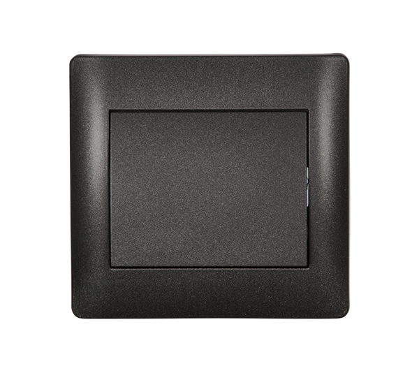 RHYME OBIČNI PREKIDAČ GRAFIT METALIK