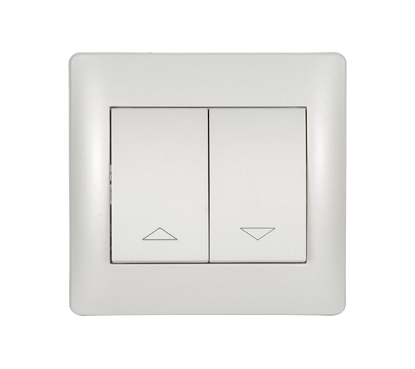 RHYME PREKIDAČ ZAVJESA BIJELI METALIK