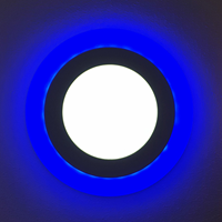 LED panel Lumera Lighting 3W + 3W, 4000K + plava boja svjetlosti, ugradni, okrugli