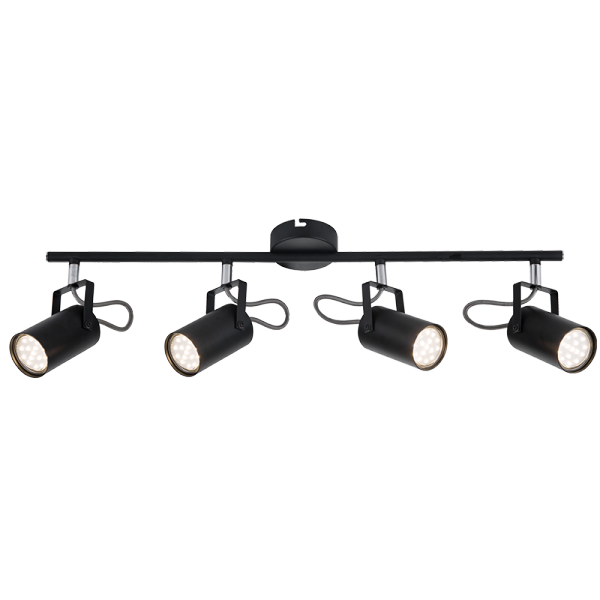IZZY REFLEKTOR 4xGU10 CRNI