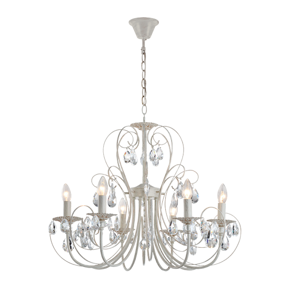 RUBY LUSTER 6XE14 D600XH490mm