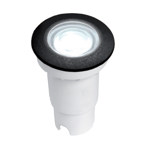 ALDO LED PODNA UGRADNA SVJETILJKA 1.7W 4000K IP67 CRNA