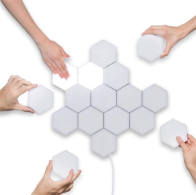 SVJETILJKA ZIDNA HELIOS TOUCH LED PANEL 6XHEXAG MODUL 5W TOUCH SENSITIVE